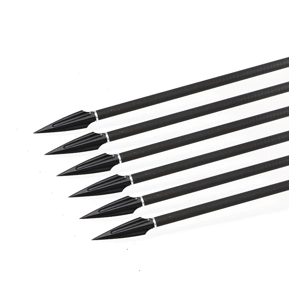 6/12/24pcs Carbon Steel Broadheads