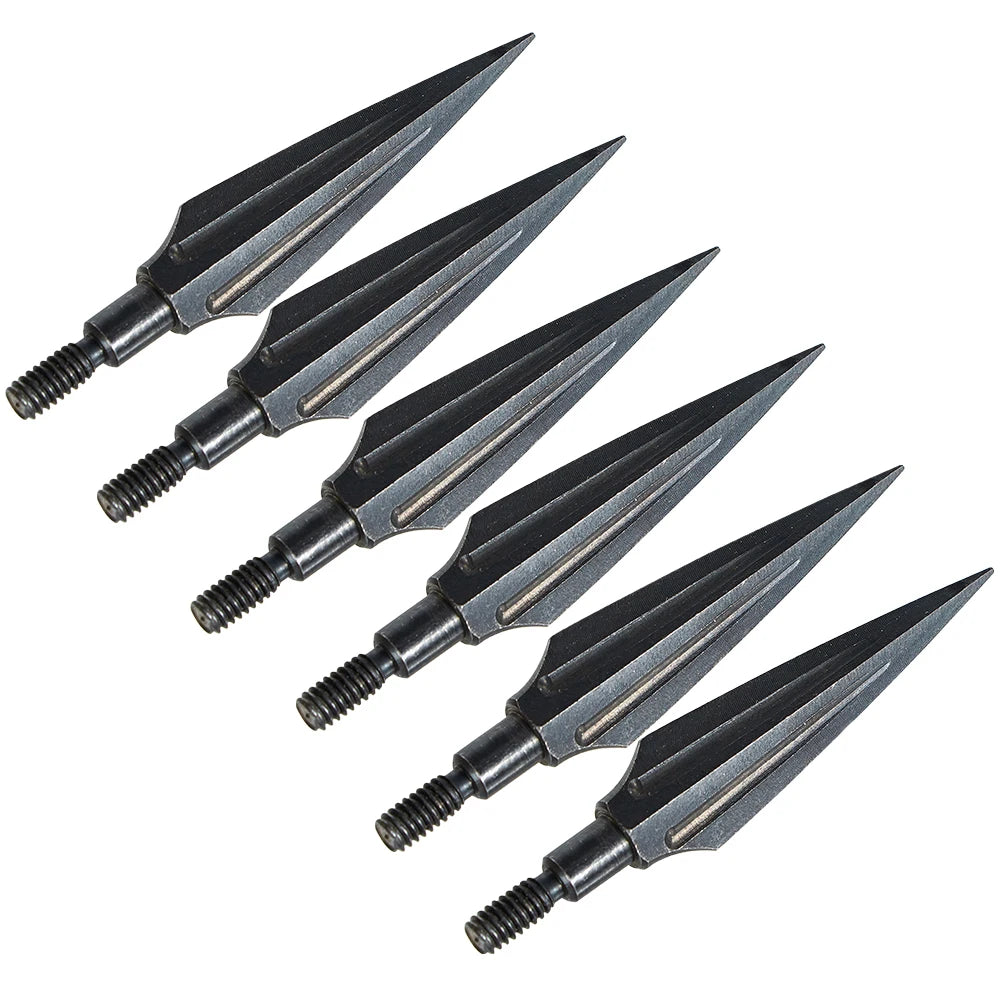 6/12/24pcs Carbon Steel Broadheads