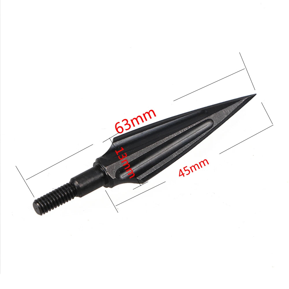 6/12/24pcs Carbon Steel Broadheads