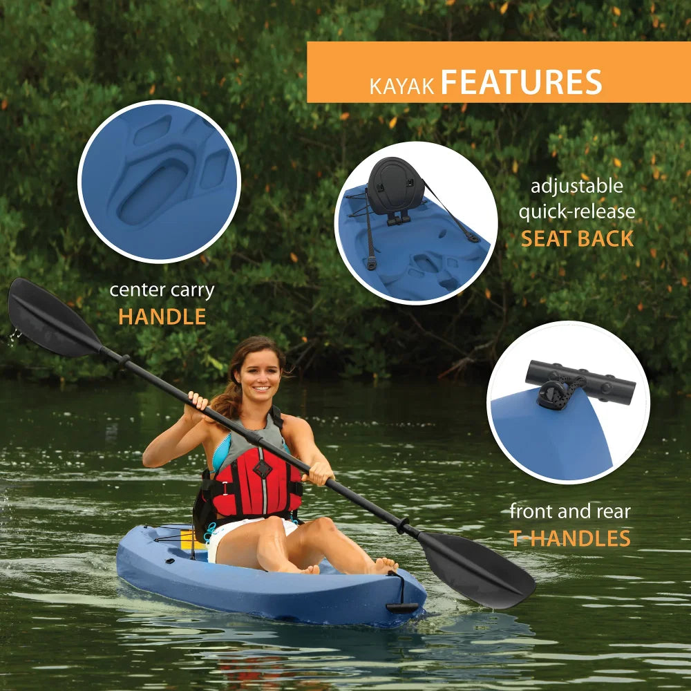 8 ft Sit-On-top Kayak (Paddle Included)